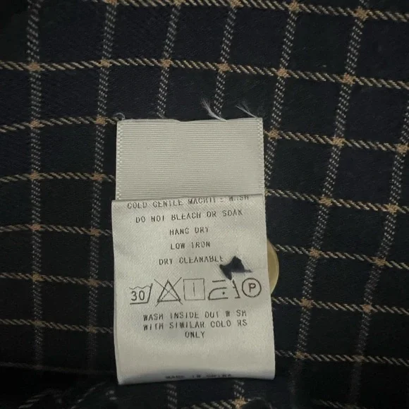 Miss Patina Navy Checkered Pinafore Dress - Picture 4 of 6